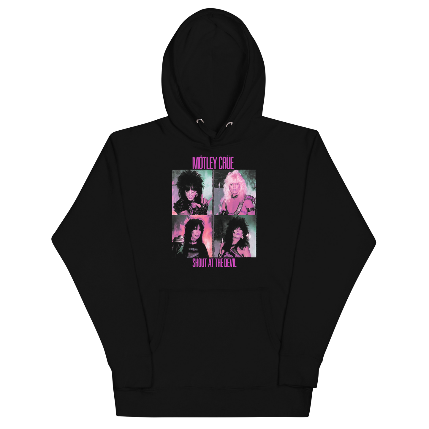 Motley Crue Pink Shout Classic Hoodie