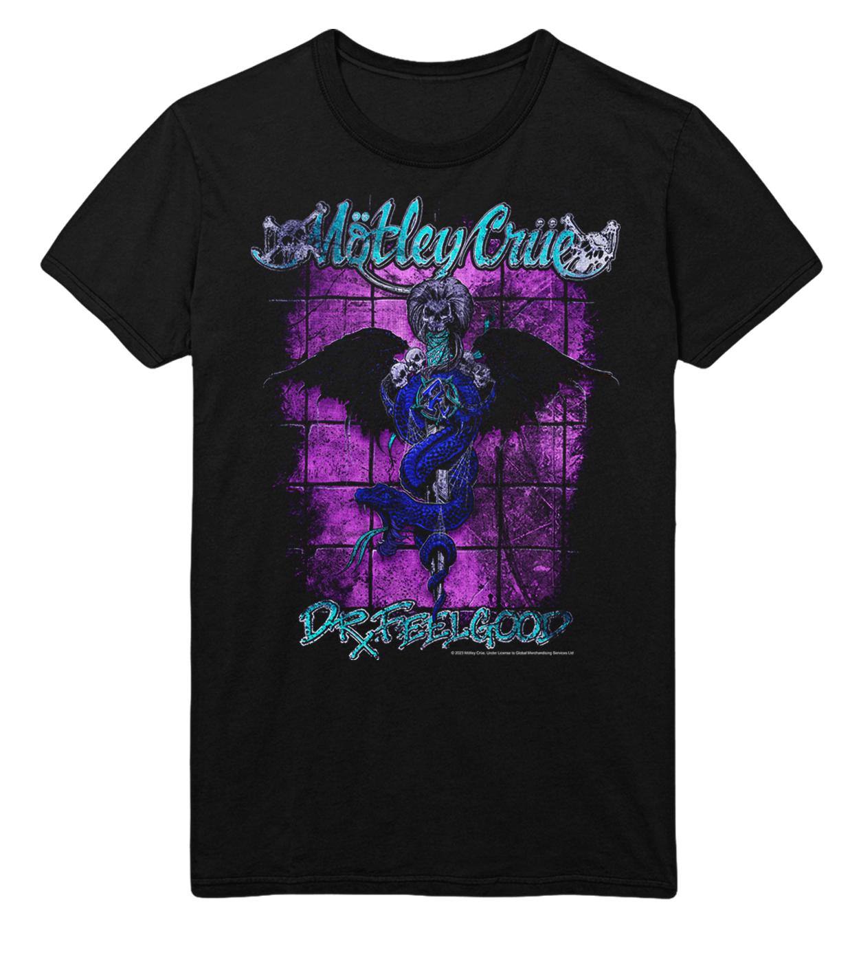 Motley Crue Pop Dr. Feelgood Jumbo Print Mens T Shirt