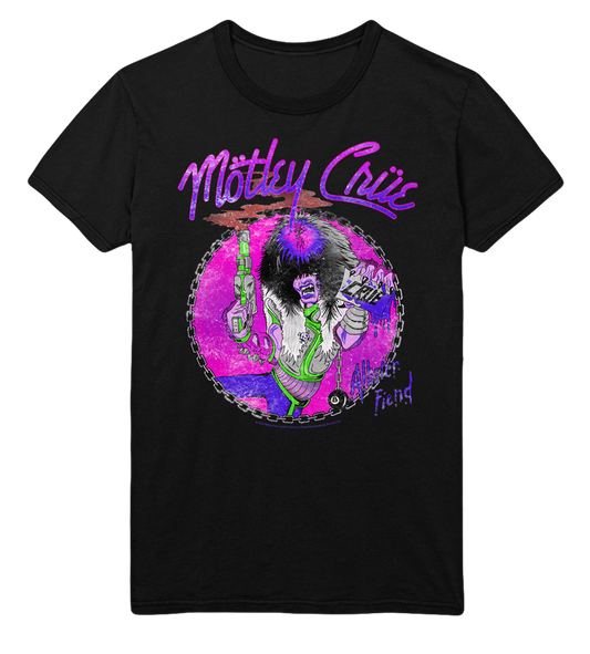 Motley Crue Purple Allister Jumbo Print Mens T Shirt