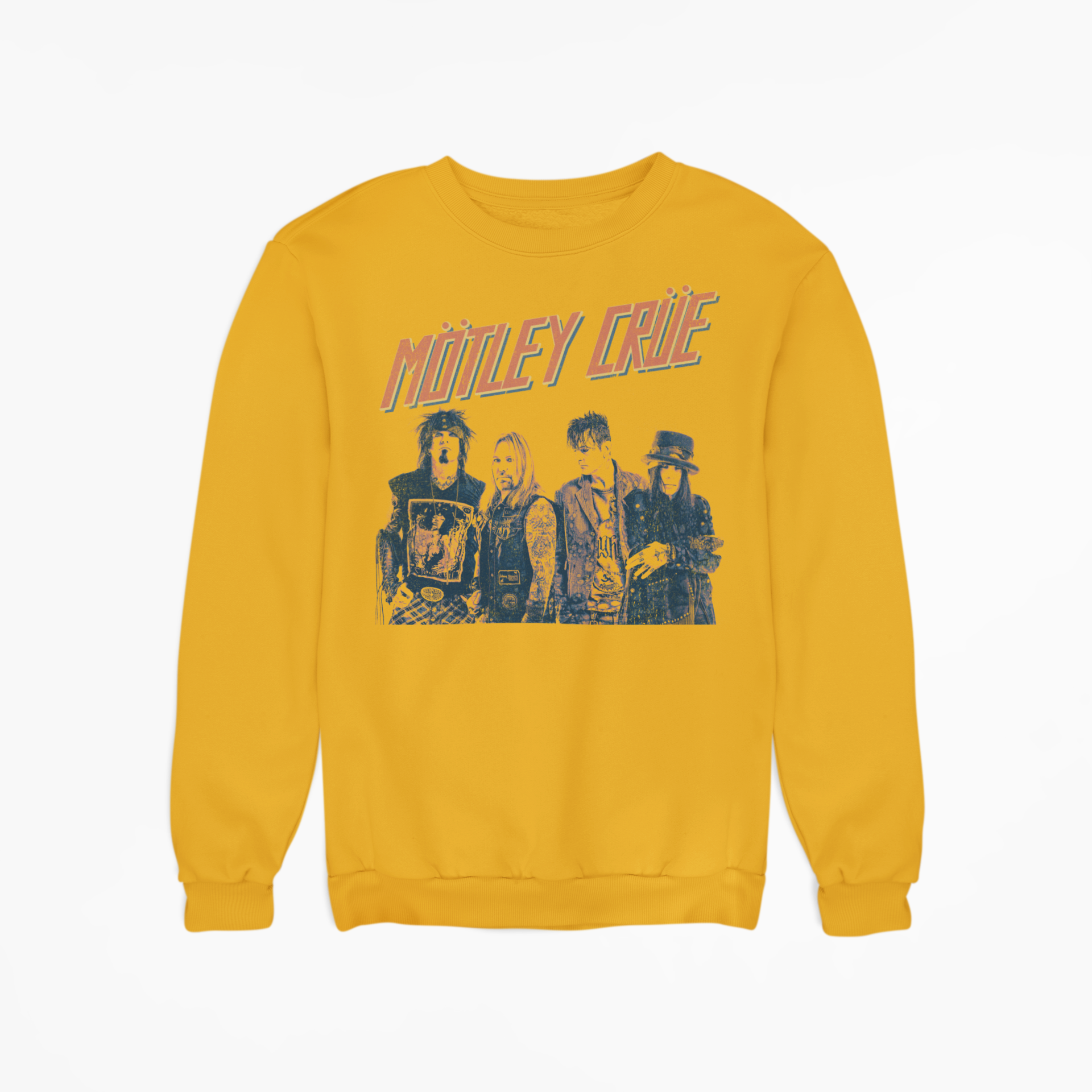 Motley Crue - Retro Boomin Jumbo Print Sweatshirt