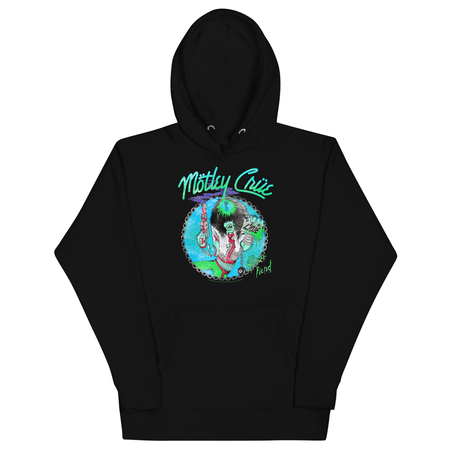 Motley Crue Turquoise Allister Classic Hoodie