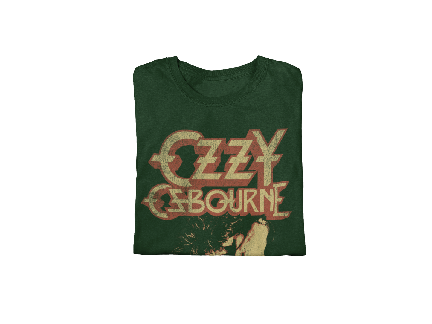 Ozzy Osbourne - Late 80s Vintage Ozzy Jumbo Print Mens T Shirt