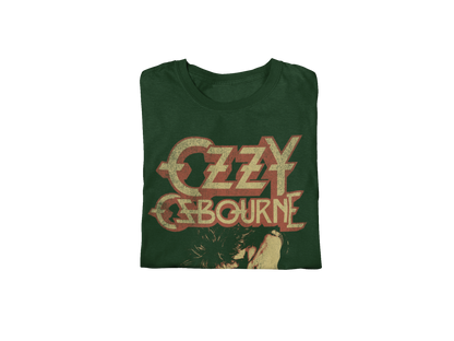 Ozzy Osbourne - Late 80s Vintage Ozzy Jumbo Print Mens T Shirt