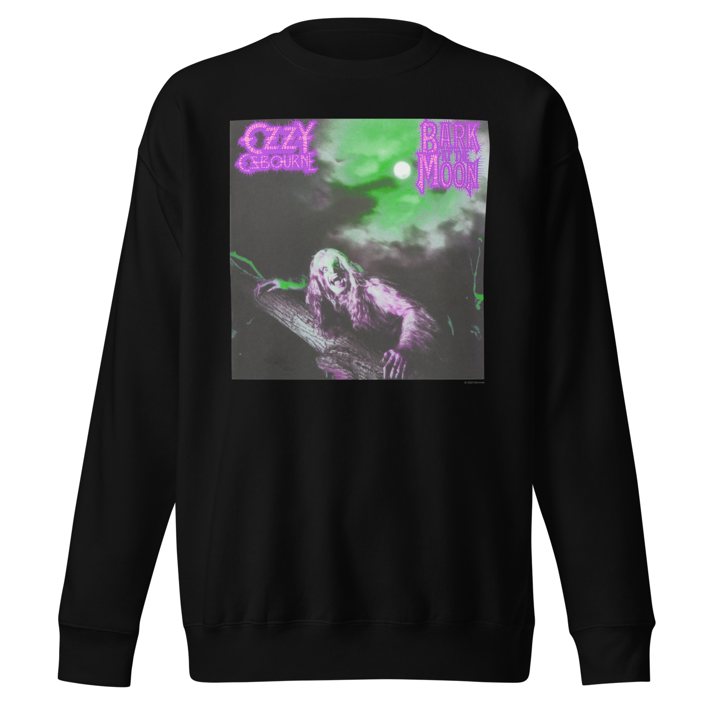 Ozzy Osbourne Neon Bark Jumbo Print Sweatshirt