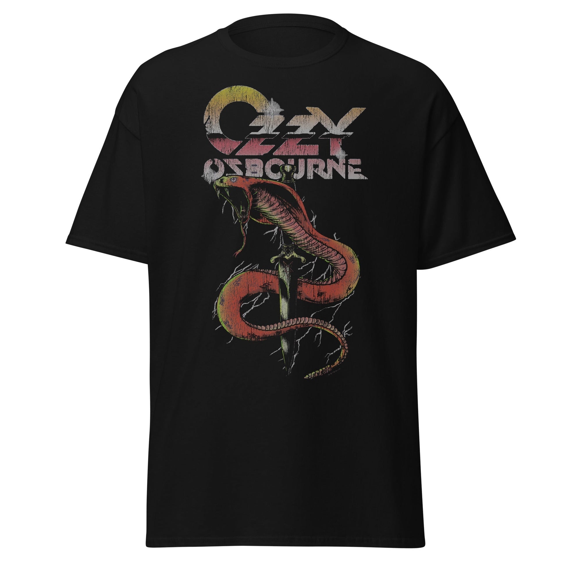 Ozzy Osbourne Snake Bite Jumbo Print Mens T Shirt