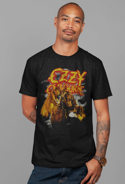 Ozzy Osbourne - Vintage Werewolf Jumbo Print Mens T Shirt