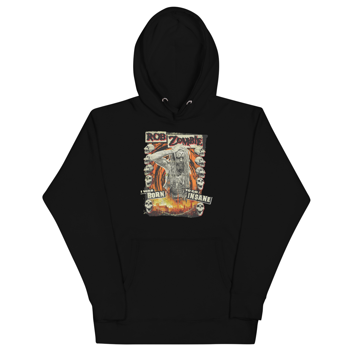 Rob Zombie Born Insane Classic Hoodie