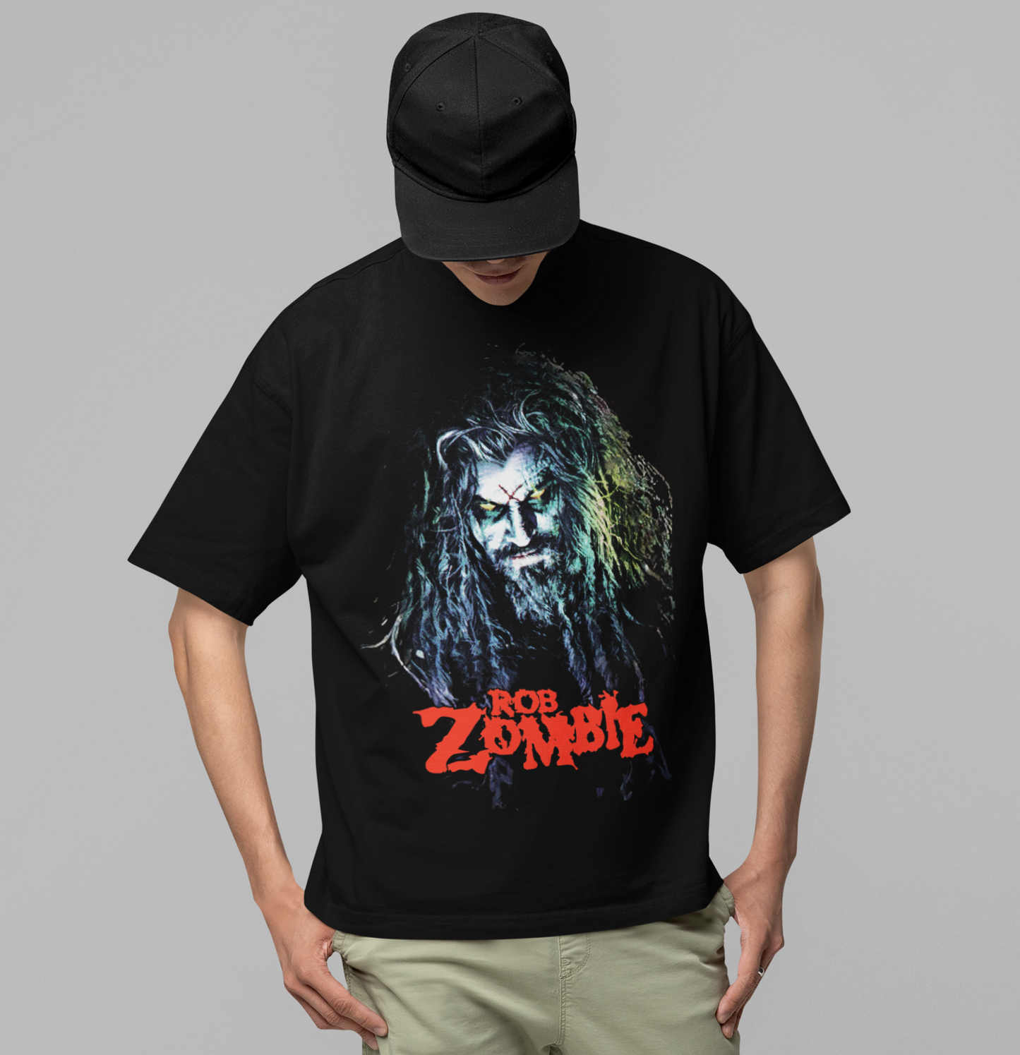 Rob Zombie - Classic Logo Jumbo Print Mens T Shirt