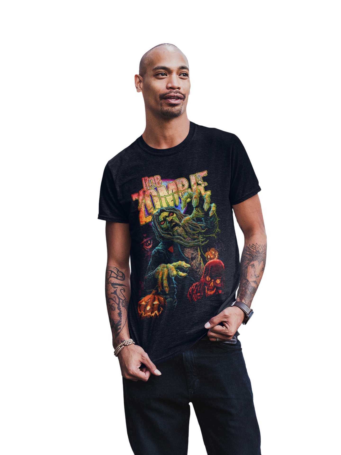 Rob Zombie - Halloween Jumbo Print Mens T Shirt