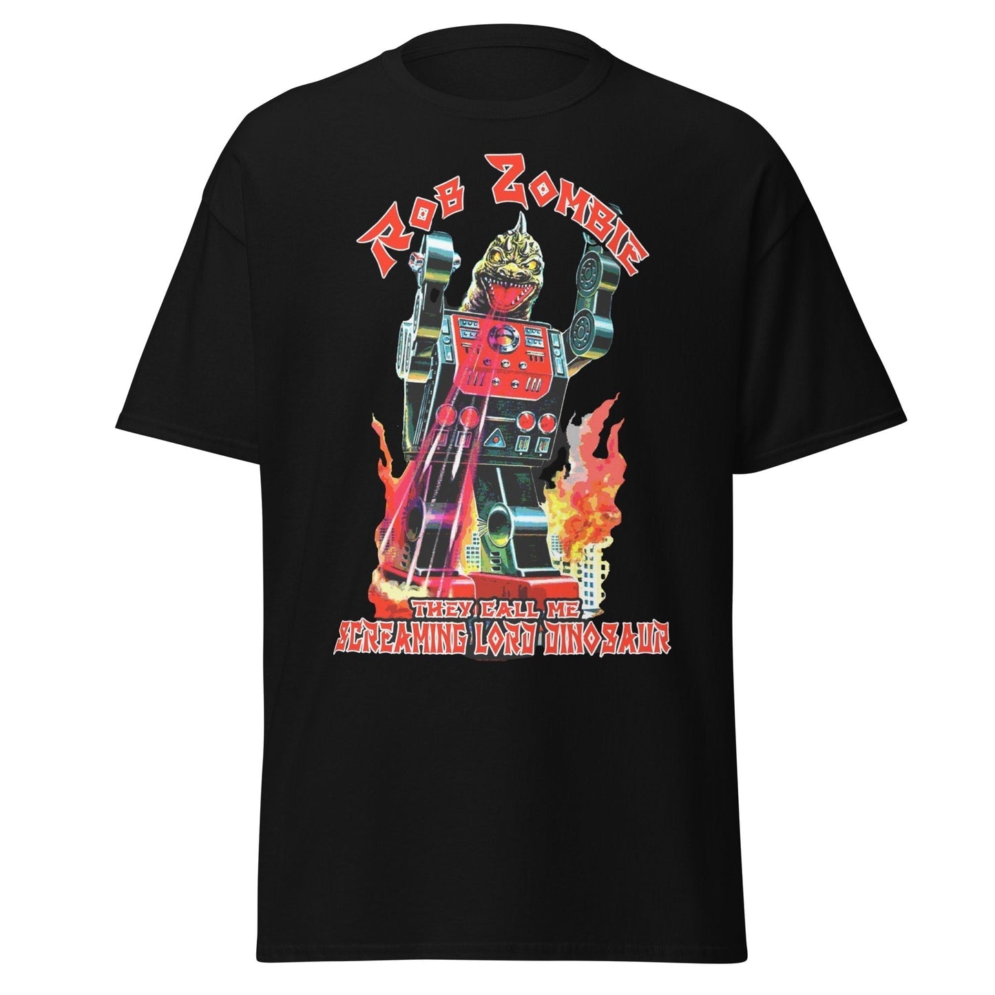 Rob Zombie Lord Dinosaur Jumbo Print Mens T Shirt