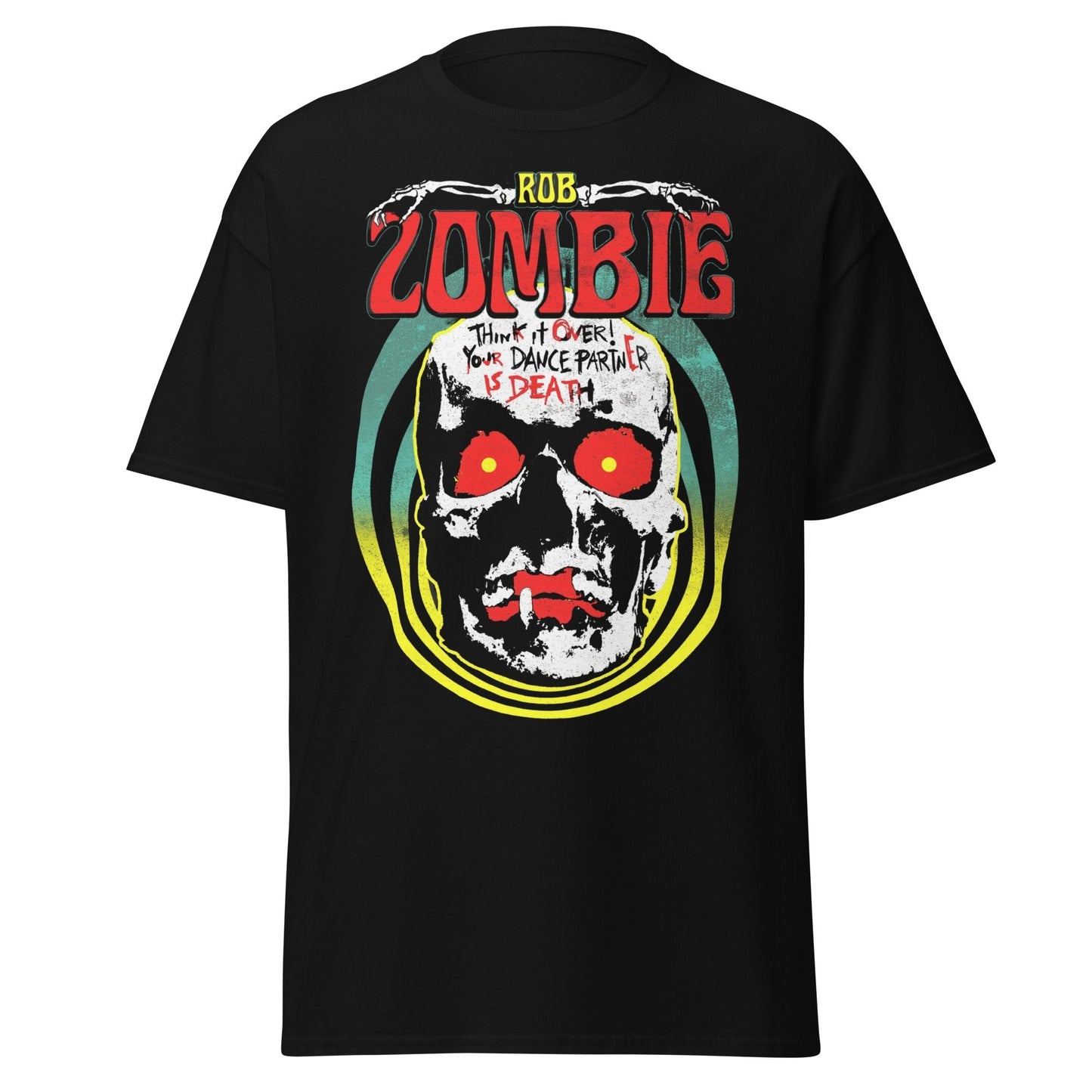 Rob Zombie Think It Over Jumbo Print Mens T Shirt