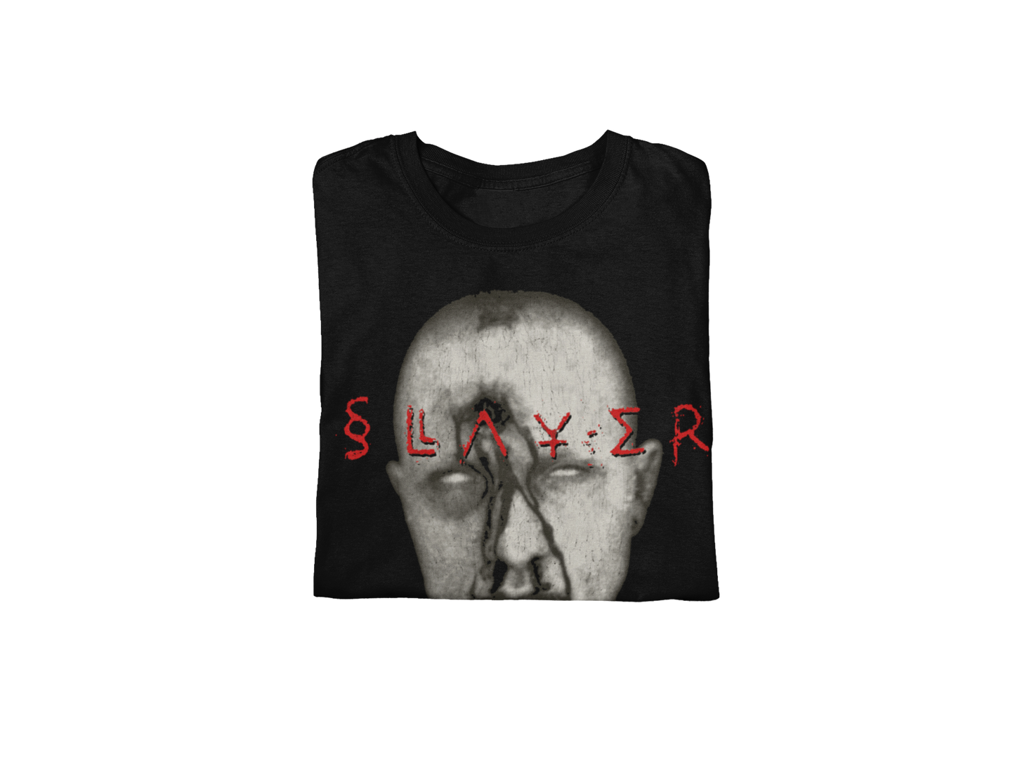Slayer Blank Eyes Jumbo Print Mens T Shirt