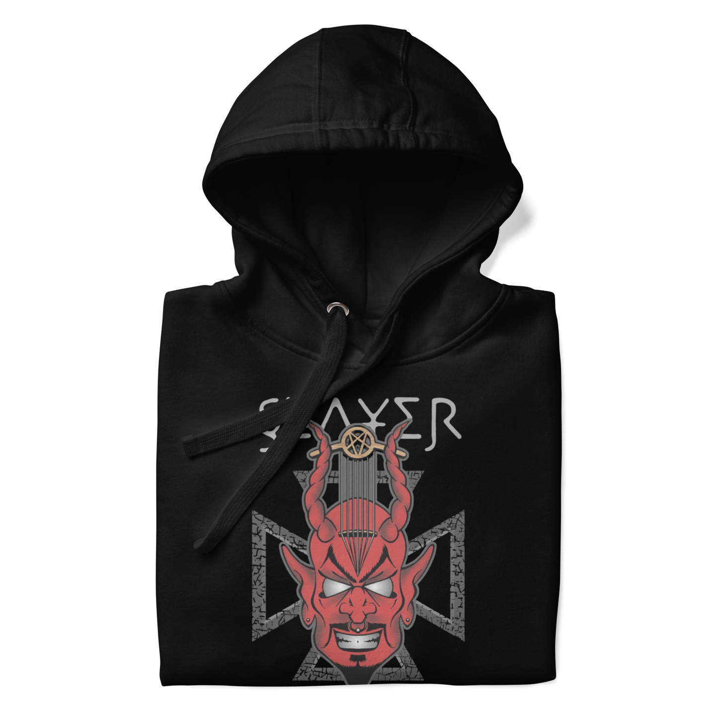Slayer Devil's Horns Vintage Hoodie