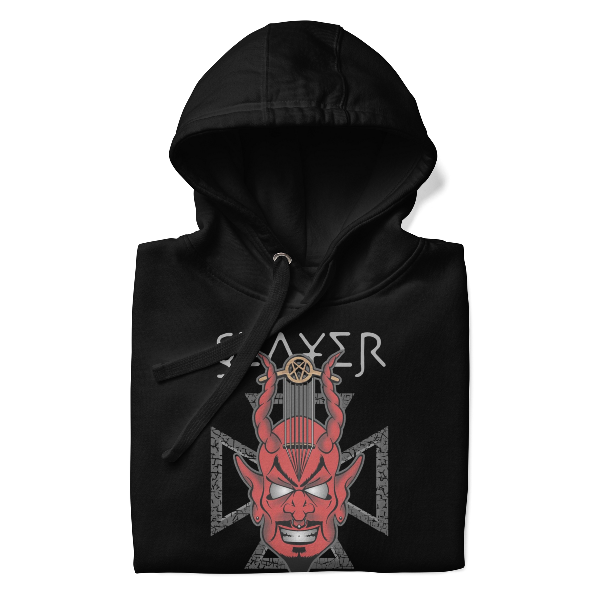 Slayer Devil's Horns Vintage Hoodie