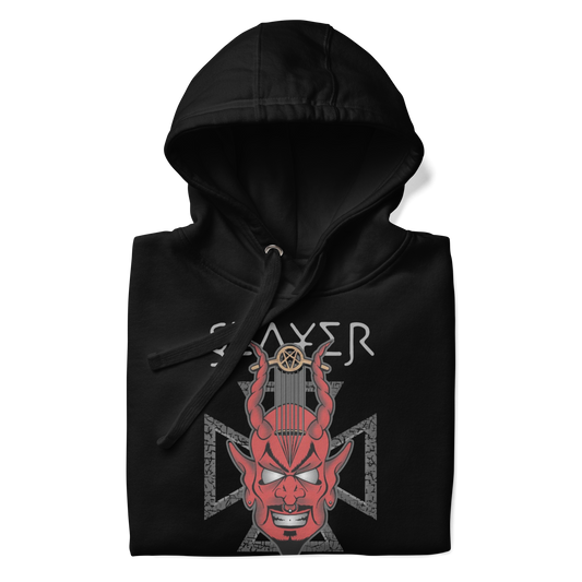 Slayer Devil's Horns Vintage Hoodie