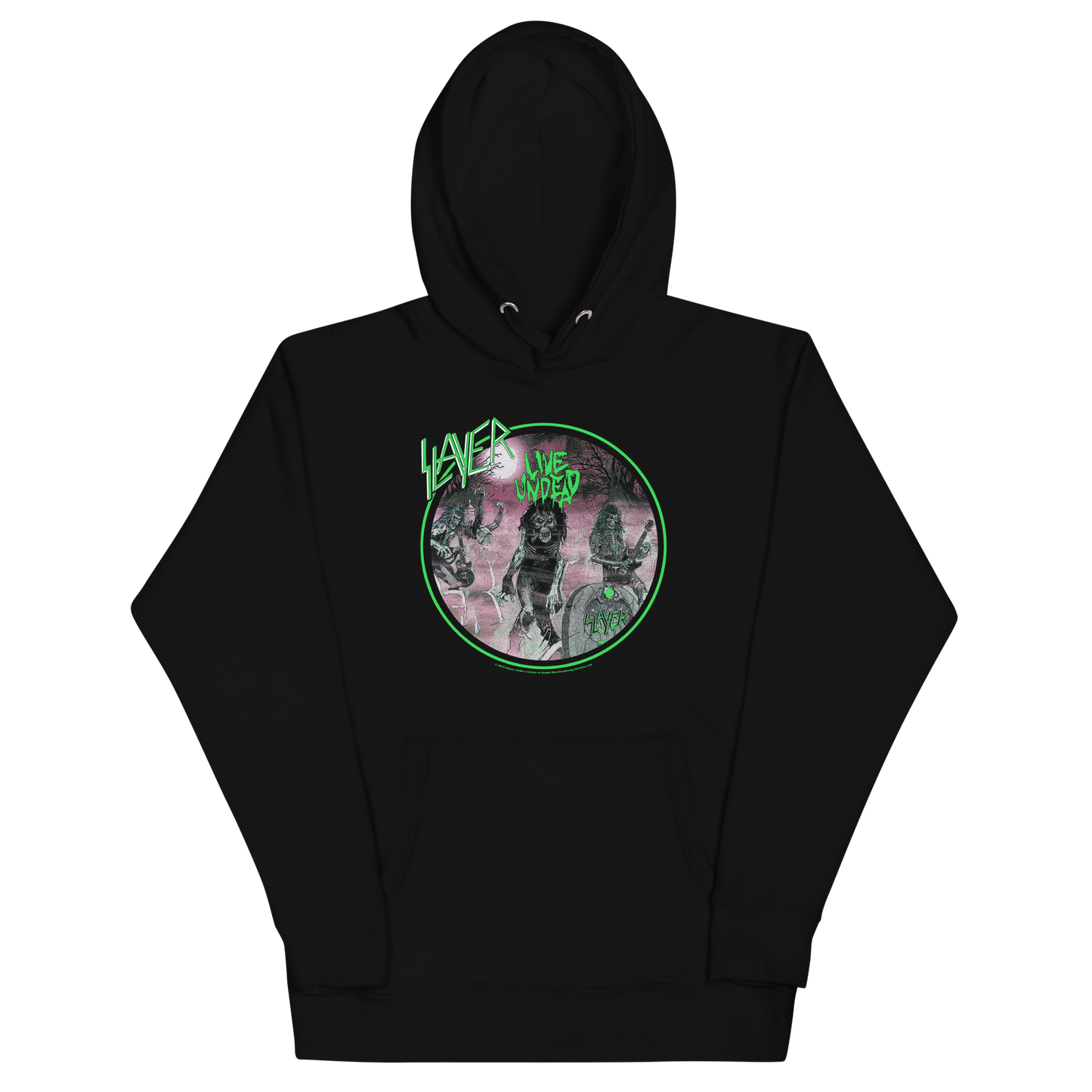Slayer Neon Green Undead Classic Hoodie