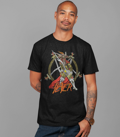 Slayer - Show No Mercy Jumbo Print Mens T Shirt