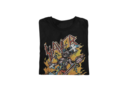Slayer - Slain By The Sword Jumbo Print Mens T Shirt