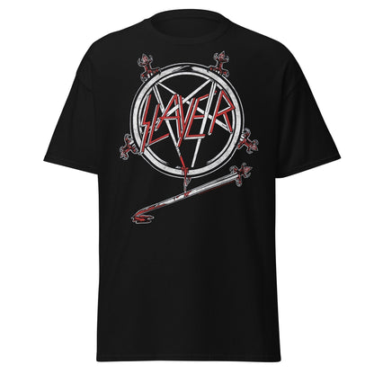 Slayer Sword Logo Jumbo Print Mens T Shirt
