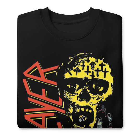 Slayer Vintage 1990 Season's In the Abyss Jumbo Print Sweatshirt