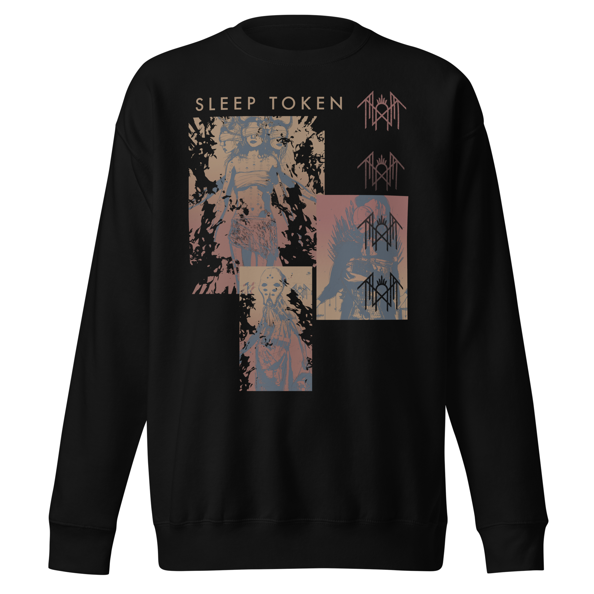 Sleep Token Multi Hit Jumbo Print Sweatshirt