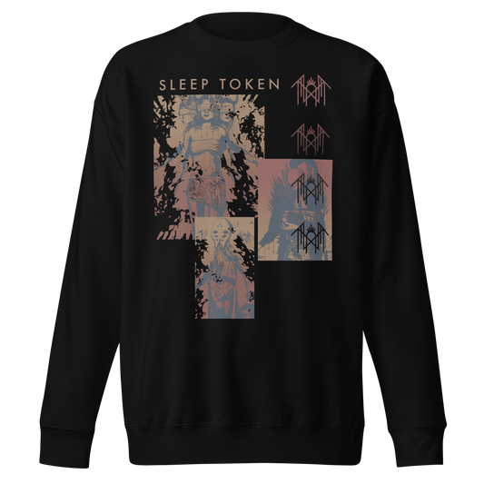 Sleep Token Multi Hit Jumbo Print Sweatshirt