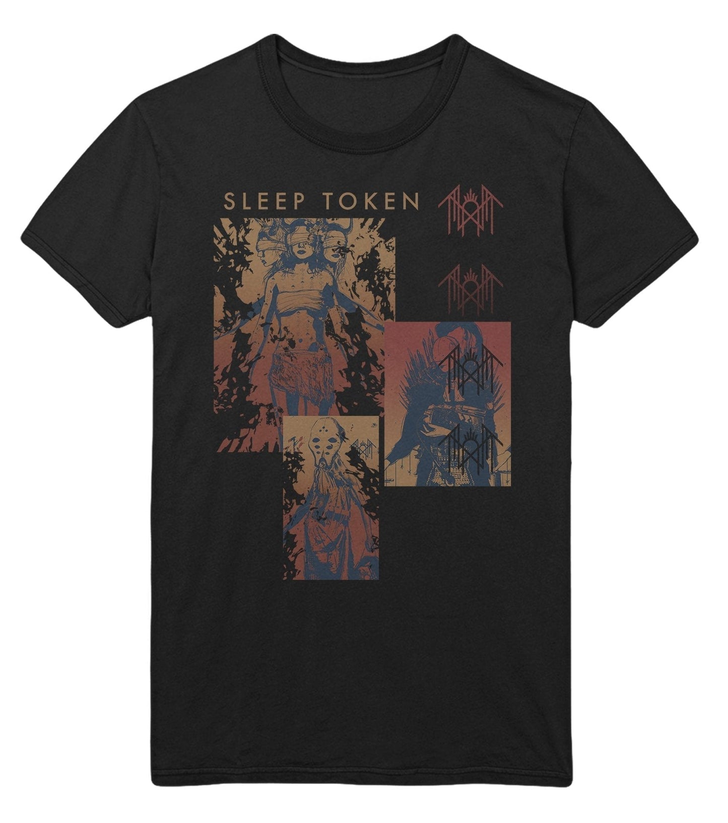 Sleep Token Multi Hit Jumbo Print Mens T Shirt