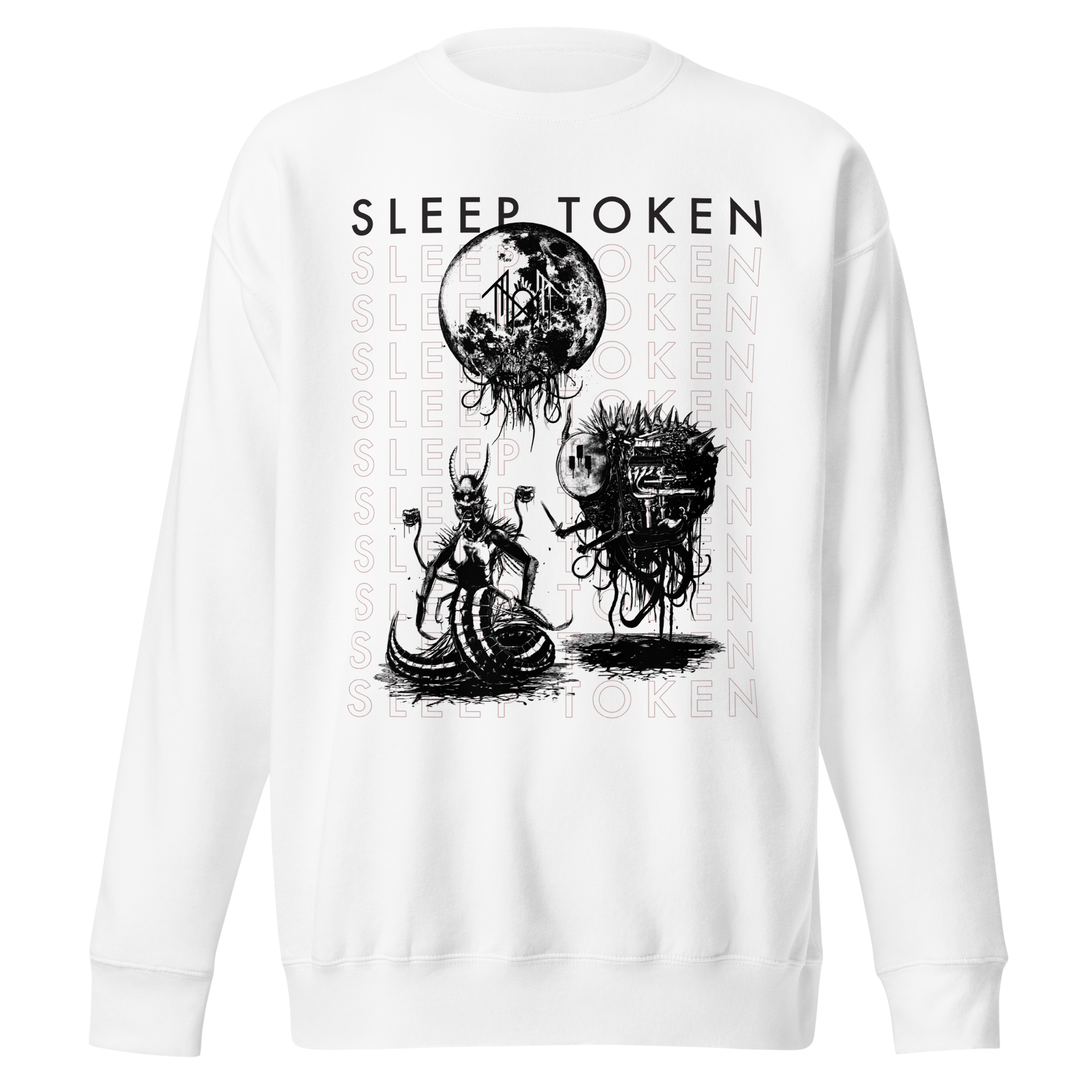 Sleep Token Take Me Back Jumbo Print Sweatshirt