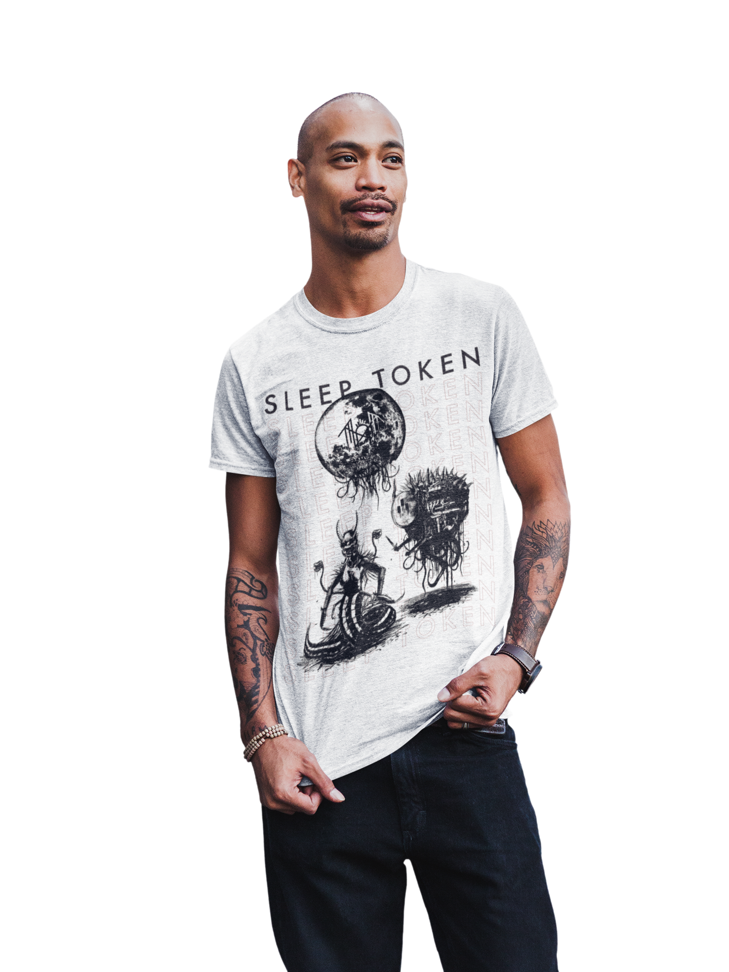 Sleep Token Take Me Back Jumbo Print Mens T Shirt