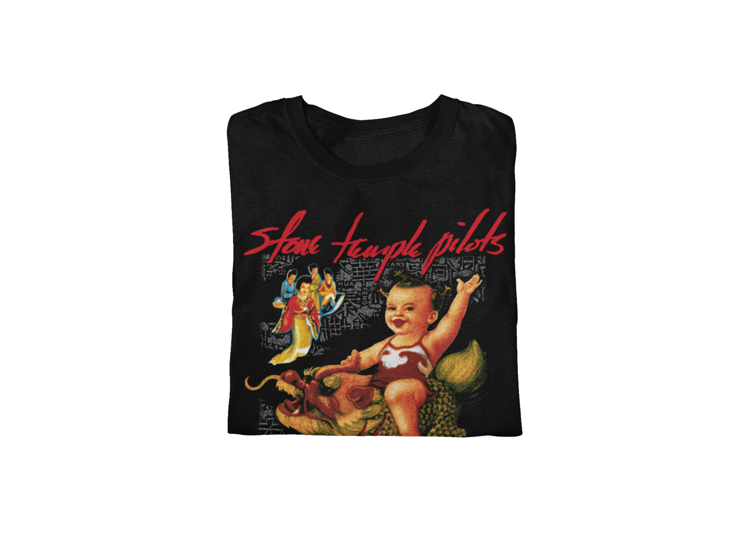 Stone Temple Pilots - Purple Jumbo Print Mens T Shirt