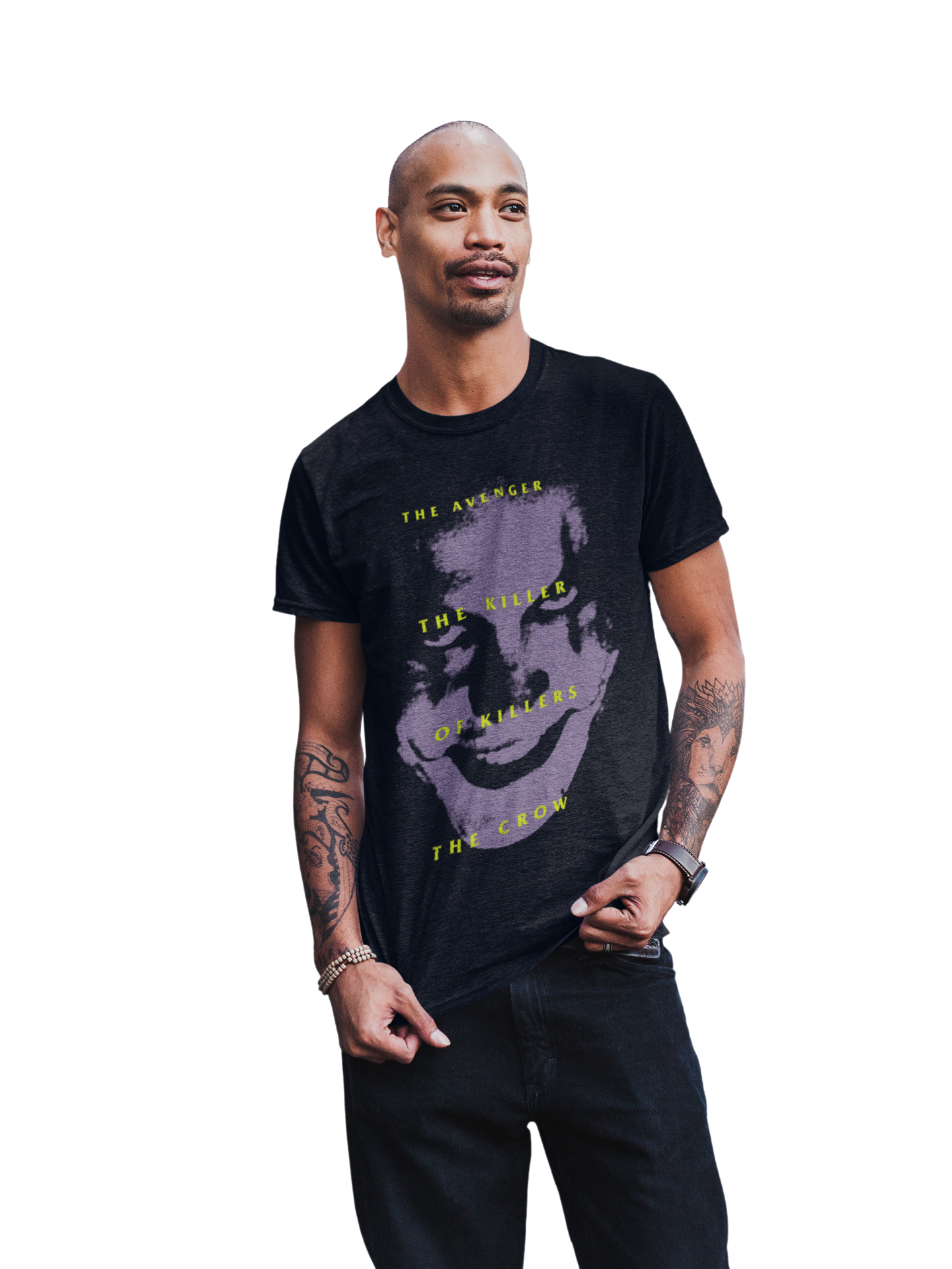 The Crow - Avenger Jumbo Print Mens T Shirt