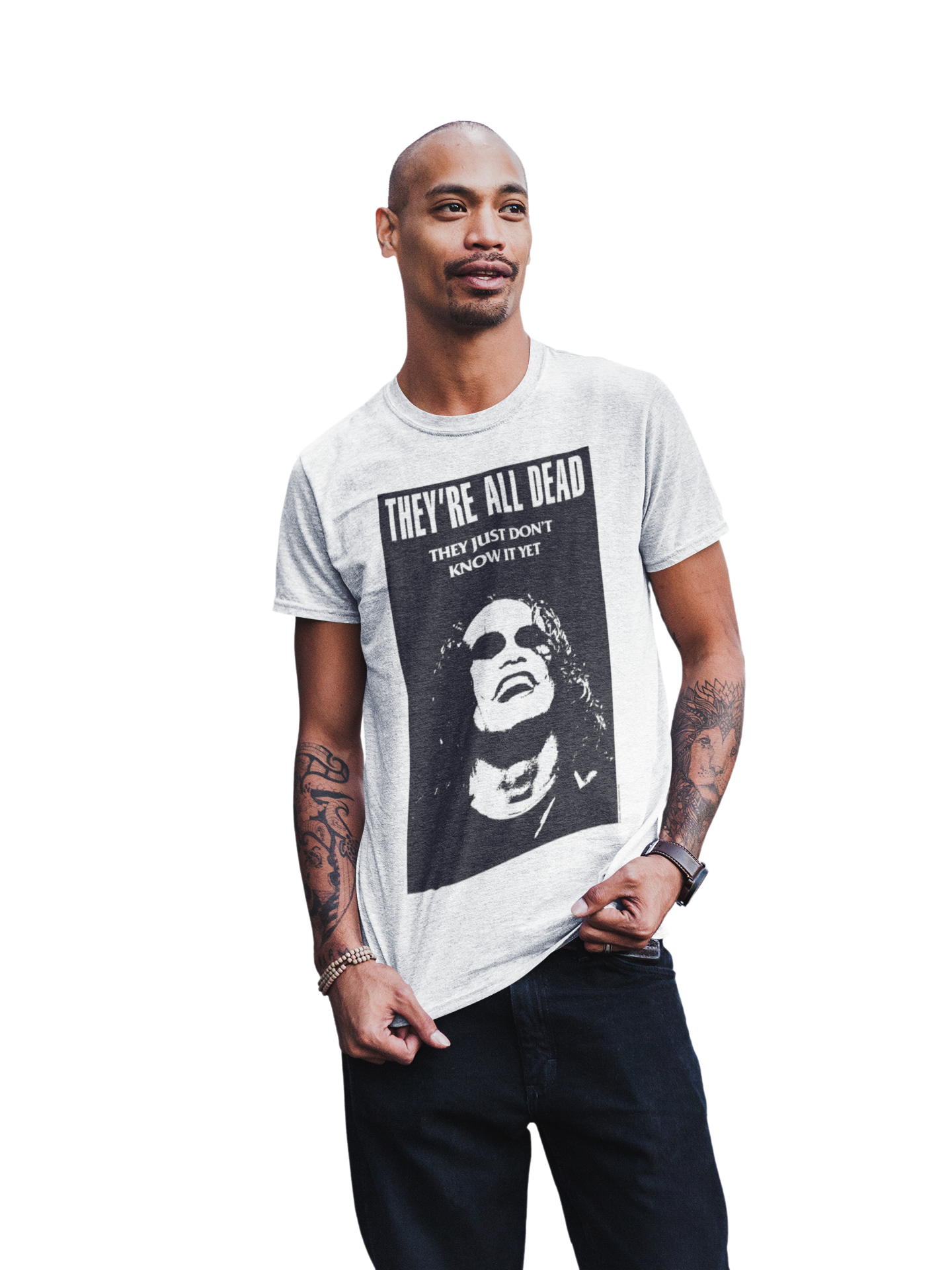 The Crow - Dead Movie Poster Jumbo Print Mens T Shirt