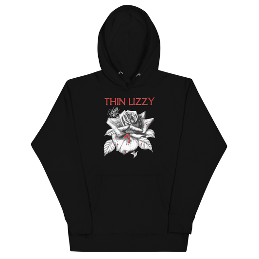 Thin Lizzy Black Rose Classic Hoodie