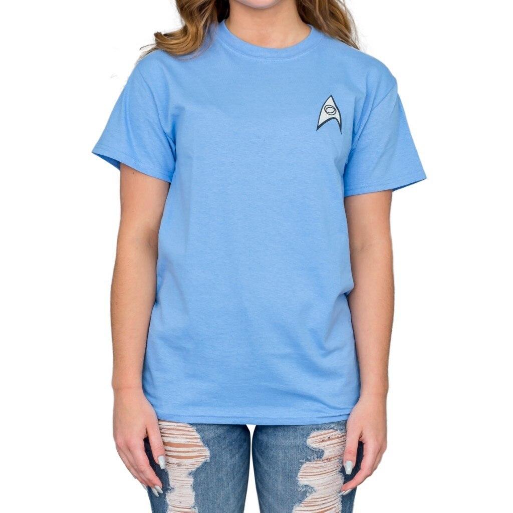 Star Trek Science Uniform Image T Shirt