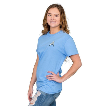 Star Trek Science Uniform Image T Shirt