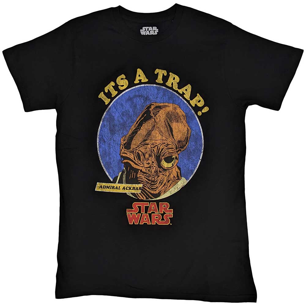 Star Wars Ackbar It's A Trap Mens T Shirt