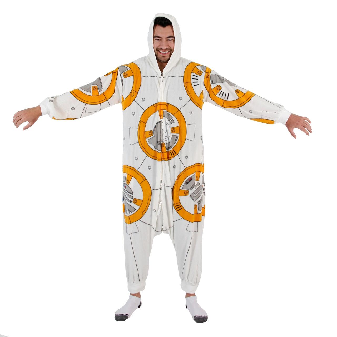 Star Wars BB8 Kigurumi Adult Jumpsuit PJ Pajamas
