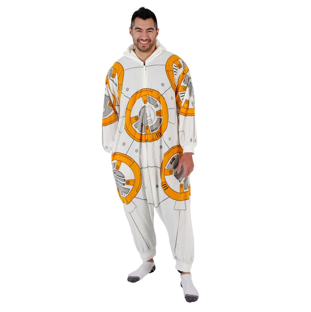 Star Wars BB8 Kigurumi Adult Jumpsuit PJ Pajamas