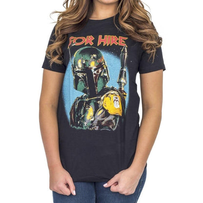 Star Wars Boba Fett For Hire T Shirt