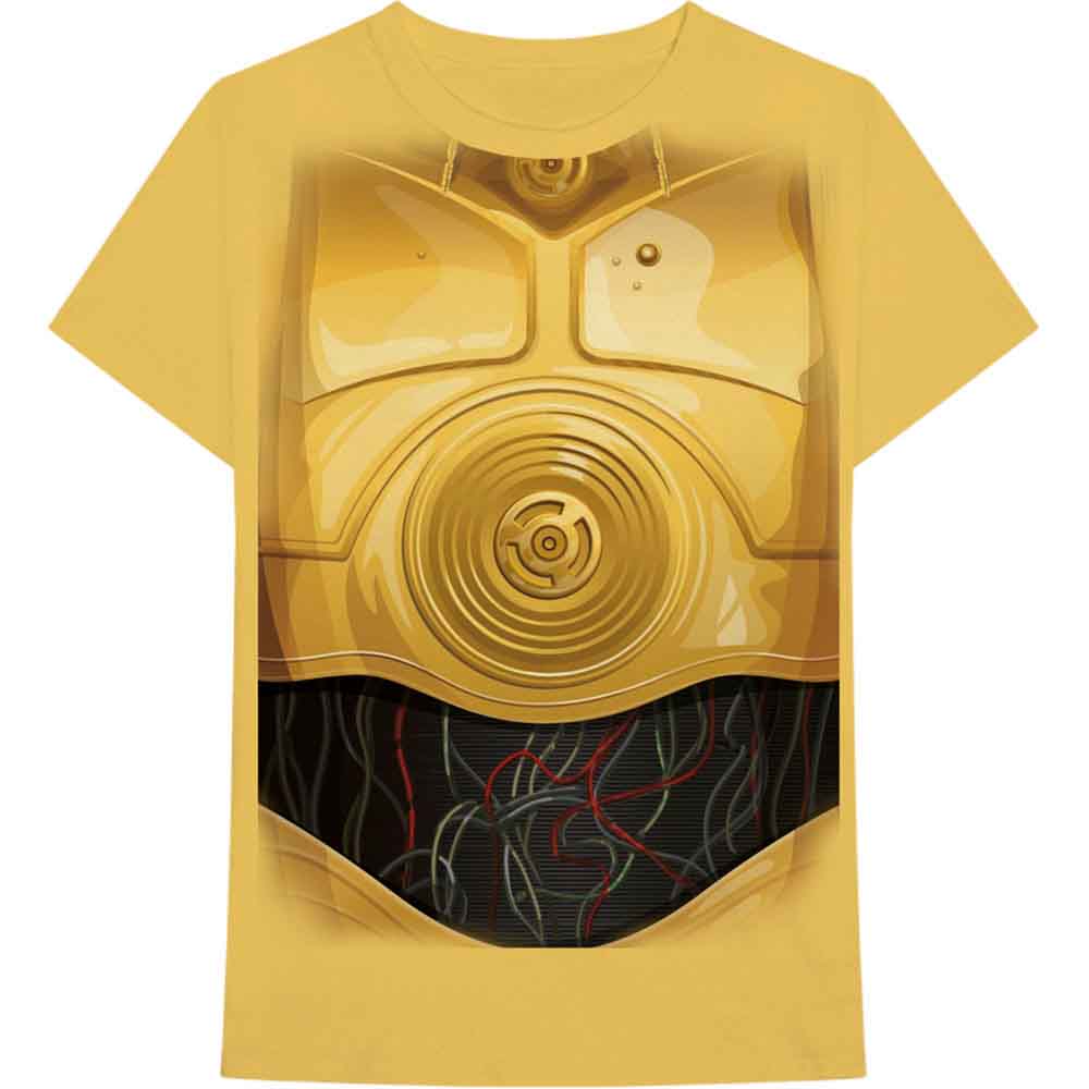 Star Wars C-3PO Chest Mens T Shirt