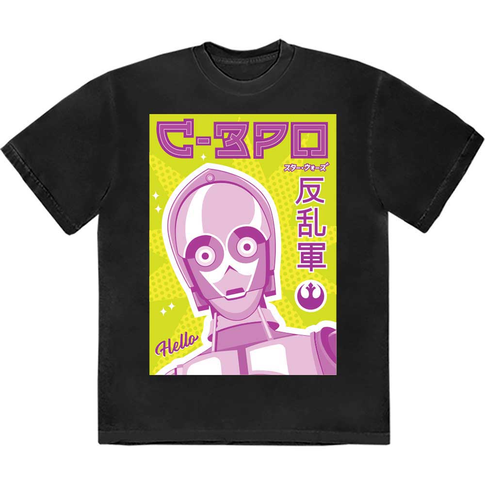 Star Wars C-3PO Japanese Mens T Shirt