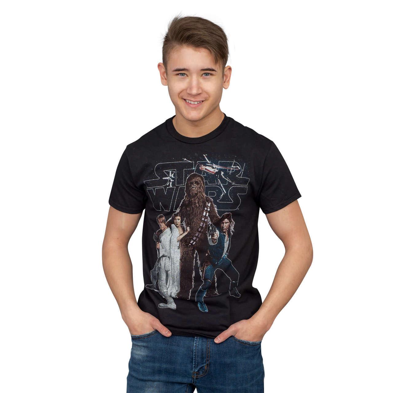 Star Wars Chewie and The Gang T Shirt