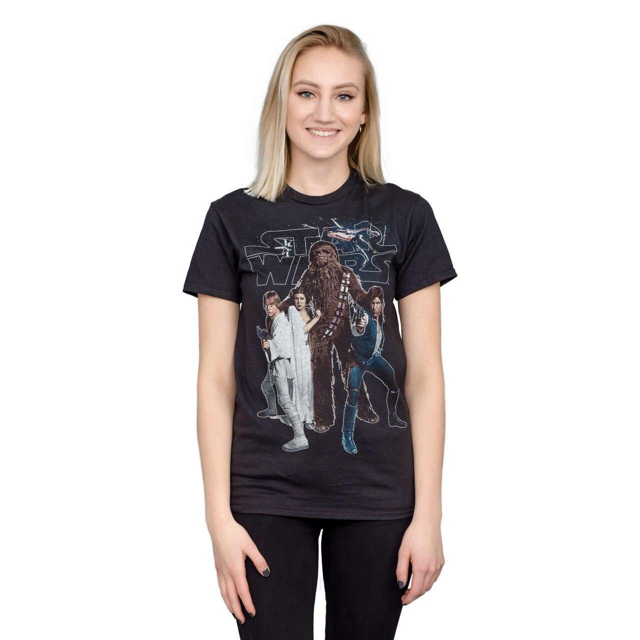 Star Wars Chewie and The Gang T Shirt