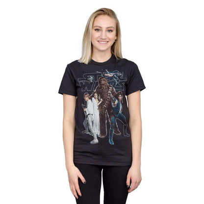 Star Wars Chewie and The Gang T Shirt