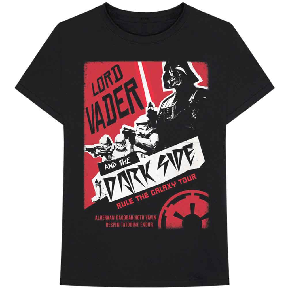 Star Wars Darth Rock Two Mens T Shirt