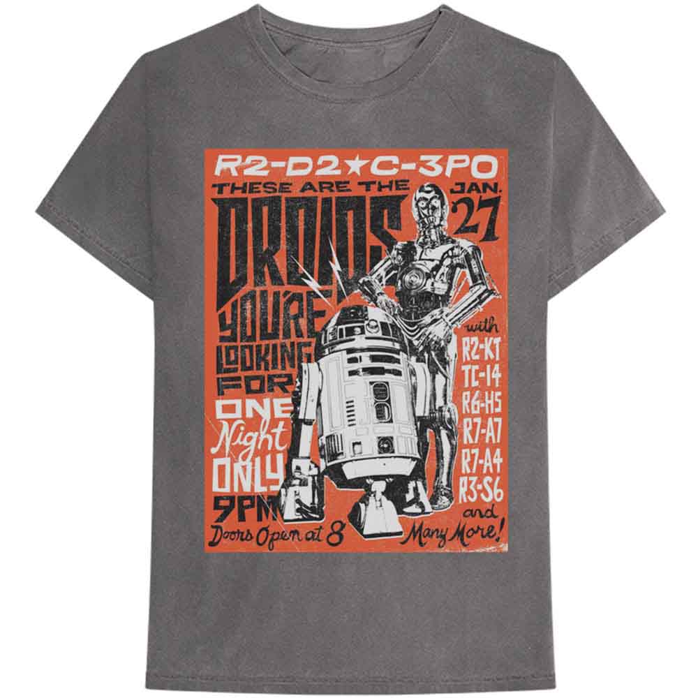 Star Wars Droids Rock Mens T Shirt