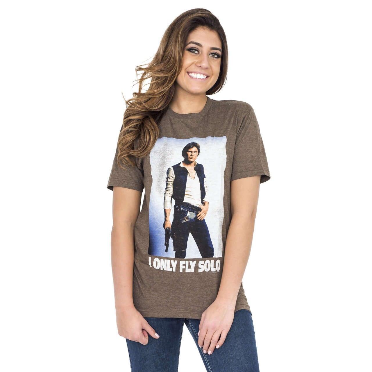 Star Wars Han Solo I Only Fly Solo T Shirt