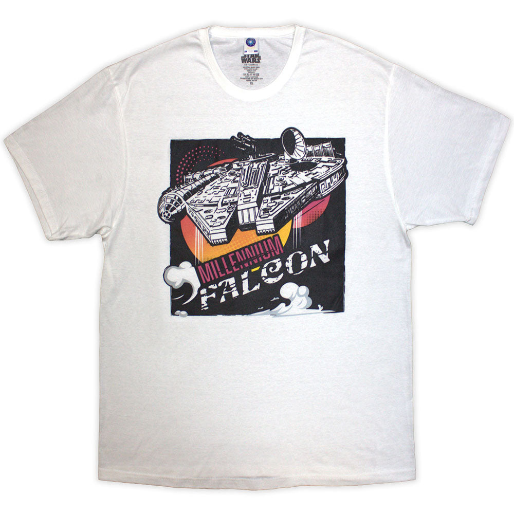 Star Wars Millennium Falcon Graphic Mens T Shirt