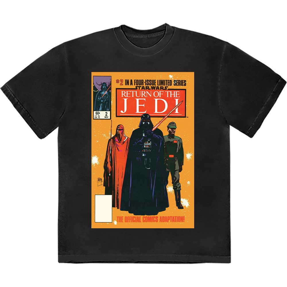 Star Wars Return Of The Jedi Comic Cover Mens T Shirt