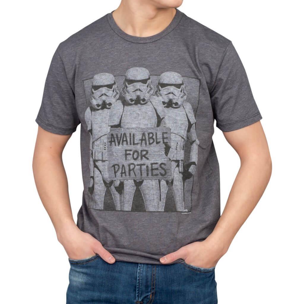 Star Wars Stormtroopers Available for Parties Vintage Inspired T Shirt